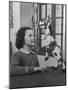 Young Child Starring at Marionette Muffin the Mule-William Sumits-Mounted Photographic Print