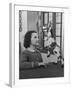 Young Child Starring at Marionette Muffin the Mule-William Sumits-Framed Photographic Print