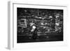 Young Child Walking Down Street-Clive Nolan-Framed Photographic Print