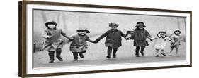 Young Children in Hyde Park, London, 1926-1927-null-Framed Premium Giclee Print