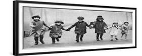 Young Children in Hyde Park, London, 1926-1927-null-Framed Premium Giclee Print