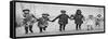 Young Children in Hyde Park, London, 1926-1927-null-Framed Stretched Canvas