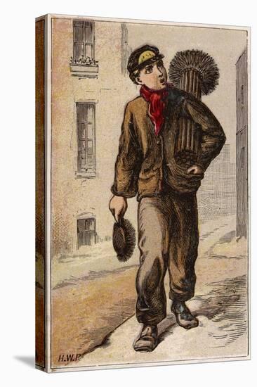 Young Chimney Sweep-H.w. Petherick-Stretched Canvas