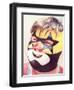 Young Chubby Boy in Wrestling Mask-null-Framed Art Print