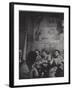 Young College Student Habitues of Left Bank Cafe Tango Du Chat-Gjon Mili-Framed Photographic Print