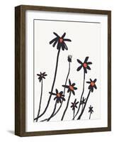 Young Coneflowers I-Jacob Green-Framed Art Print