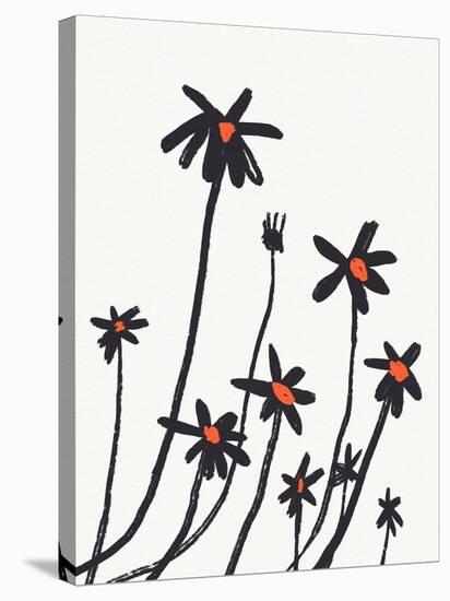 Young Coneflowers I-Jacob Green-Stretched Canvas