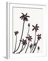 Young Coneflowers I-Jacob Green-Framed Art Print