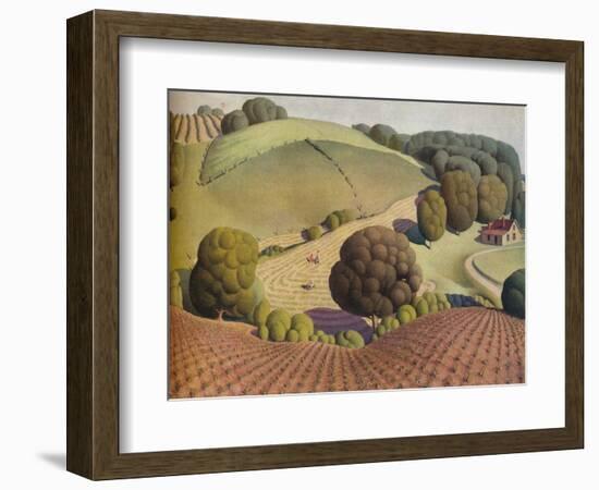 Young Corn, 1931, (1938)-Grant DeVolson Wood-Framed Giclee Print