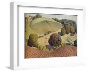 Young Corn, 1931, (1938)-Grant DeVolson Wood-Framed Giclee Print