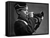 Young Cornet Player-null-Framed Stretched Canvas
