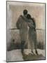 Young Couple, Central Panel from the Dream and Reality Triptych, 1905-Angelo Morbelli-Mounted Premium Giclee Print