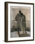 Young Couple, Central Panel from the Dream and Reality Triptych, 1905-Angelo Morbelli-Framed Giclee Print