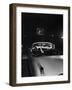 Young Couple Cuddling as They Watch a Movie at Drive in Theater-Francis Miller-Framed Premium Photographic Print