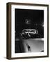 Young Couple Cuddling as They Watch a Movie at Drive in Theater-Francis Miller-Framed Photographic Print