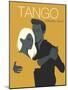 Young Couple Dancing Tango-LaInspiratriz-Mounted Art Print