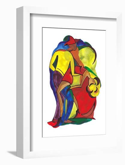 Young Couple Dancing Tango-tereks-Framed Photographic Print