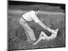 Young Couple Frolicking in Grass-Philip Gendreau-Mounted Photographic Print