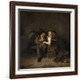 Young Couple in a Tavern, 1661-Cornelis Pietersz Bega-Framed Giclee Print