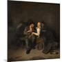 Young Couple in a Tavern, 1661-Cornelis Pietersz Bega-Mounted Giclee Print