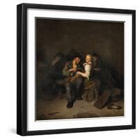 Young Couple in a Tavern, 1661-Cornelis Pietersz Bega-Framed Giclee Print