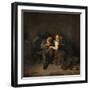 Young Couple in a Tavern, 1661-Cornelis Pietersz Bega-Framed Giclee Print