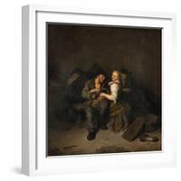 Young Couple in a Tavern, 1661-Cornelis Pietersz Bega-Framed Giclee Print