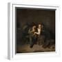 Young Couple in a Tavern, 1661-Cornelis Pietersz Bega-Framed Giclee Print