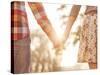 Young Couple in Love Outdoor-RockandWasp-Stretched Canvas
