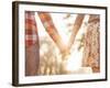 Young Couple in Love Outdoor-RockandWasp-Framed Photographic Print