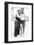 Young Couple in Swimwear on Beach, Ca. 1929-null-Framed Photographic Print