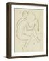 Young Couple in the Bathroom-Ernst Ludwig Kirchner-Framed Giclee Print