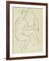 Young Couple in the Bathroom-Ernst Ludwig Kirchner-Framed Giclee Print