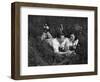 Young Couple Lying in the Grass-Philip Gendreau-Framed Photographic Print