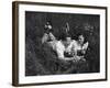 Young Couple Lying in the Grass-Philip Gendreau-Framed Photographic Print