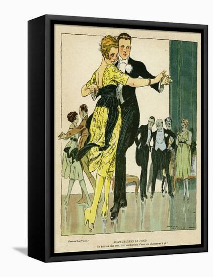 Young Couple Observed-René Vincent-Framed Stretched Canvas