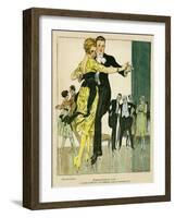 Young Couple Observed-René Vincent-Framed Art Print