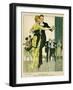 Young Couple Observed-René Vincent-Framed Art Print