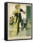 Young Couple Observed-René Vincent-Framed Stretched Canvas