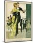 Young Couple Observed-René Vincent-Mounted Art Print