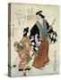 Young Couple on New Year's Day, 18th Century-Tosa Mitsuyoshi-Stretched Canvas