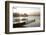 Young Couple on Pier, Sunset, Derwent Water, Cumbria, UK-Peter Adams-Framed Photographic Print