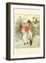 Young Couple Promenade on a Country Way-Randolph Caldecott-Framed Art Print