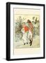 Young Couple Promenade on a Country Way-Randolph Caldecott-Framed Art Print