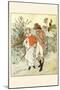 Young Couple Promenade on a Country Way-Randolph Caldecott-Mounted Art Print