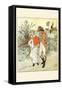 Young Couple Promenade on a Country Way-Randolph Caldecott-Framed Stretched Canvas