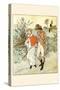 Young Couple Promenade on a Country Way-Randolph Caldecott-Stretched Canvas