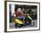 Young Couple Riding on a Motor Scooter-null-Framed Photographic Print