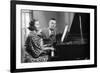 Young Couple Seated at Piano-Philip Gendreau-Framed Photographic Print