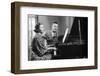 Young Couple Seated at Piano-Philip Gendreau-Framed Photographic Print